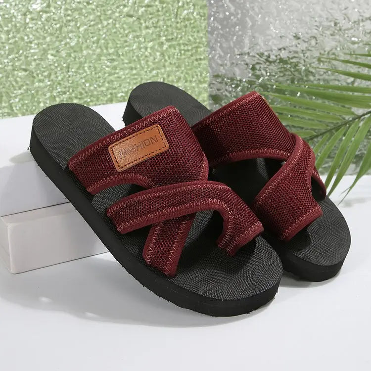 "Cloud-Comfort Slides: Your Go-To Sandal for All-Day Ease."