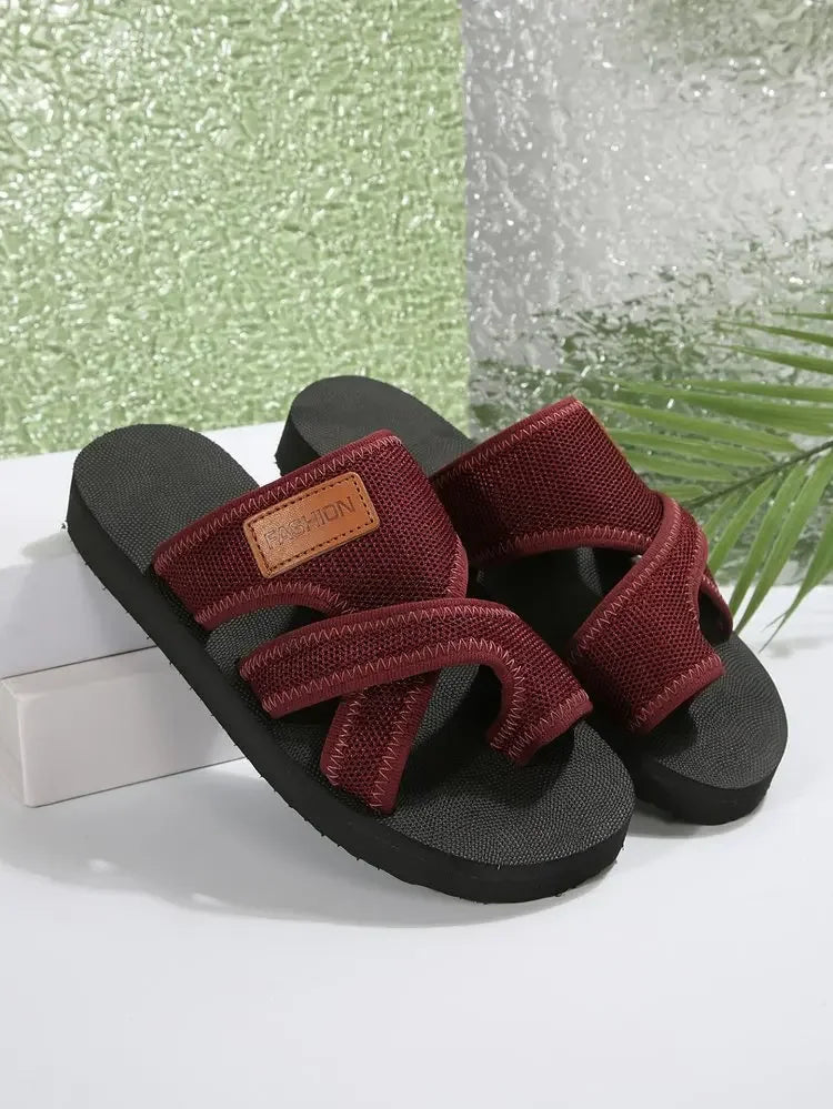 "Cloud-Comfort Slides: Your Go-To Sandal for All-Day Ease."