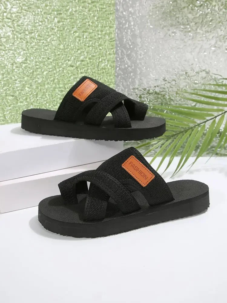 "Cloud-Comfort Slides: Your Go-To Sandal for All-Day Ease."