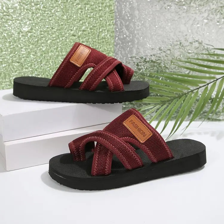 "Cloud-Comfort Slides: Your Go-To Sandal for All-Day Ease."
