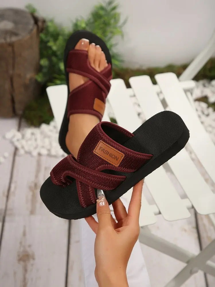 "Cloud-Comfort Slides: Your Go-To Sandal for All-Day Ease."