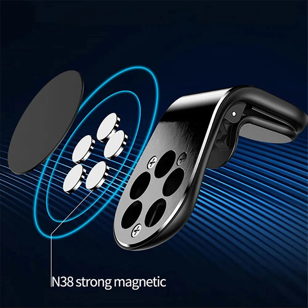 Magnetic Car Phone Mount – Air Vent Clip