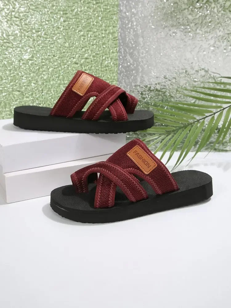 "Cloud-Comfort Slides: Your Go-To Sandal for All-Day Ease."