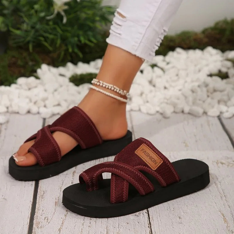 "Cloud-Comfort Slides: Your Go-To Sandal for All-Day Ease."