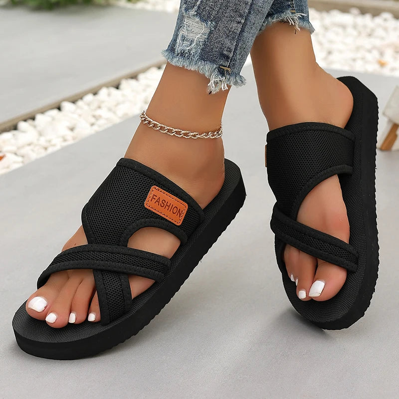 "CloudStep Slides: All-Day Cushioned Comfort"
