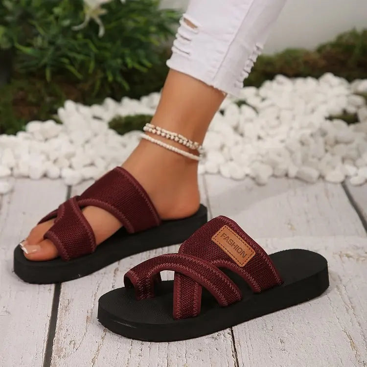 "Cloud-Comfort Slides: Your Go-To Sandal for All-Day Ease."
