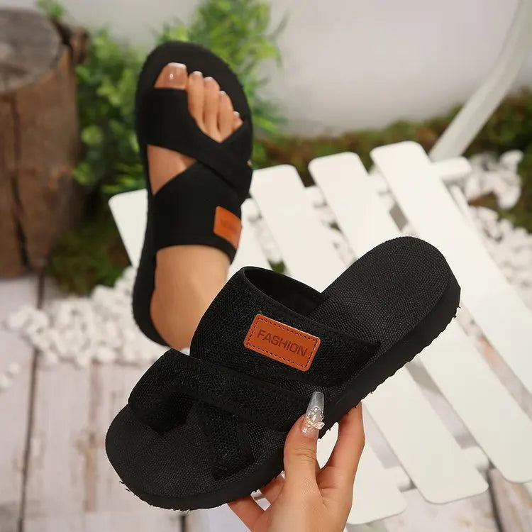 "Cloud-Comfort Slides: Your Go-To Sandal for All-Day Ease."